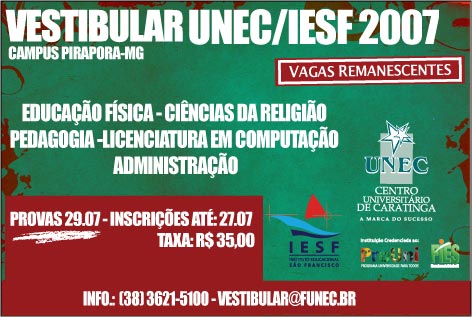 Processo Seletrivo FUNEC